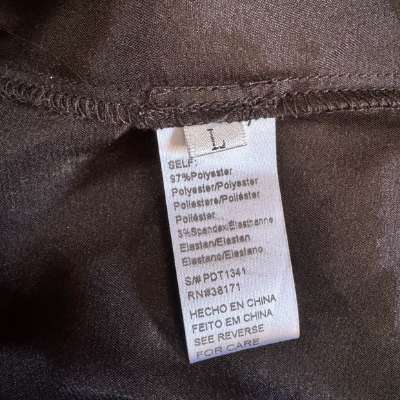 Lucca x Wildfang Black Satin Button Up - Picture 7 of 7